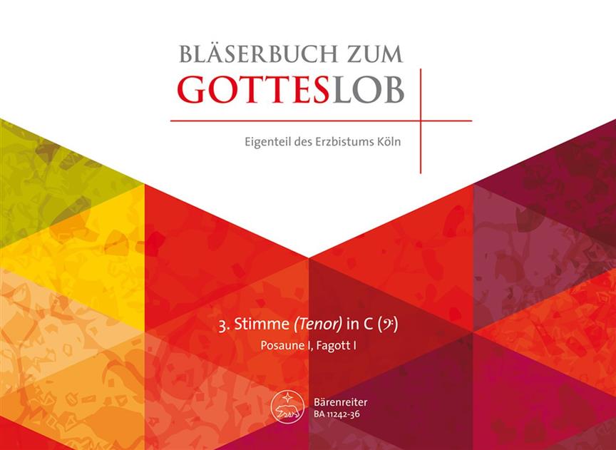 Bläserbuch zum Gotteslob : Eigenteil des Erzbistums Köln