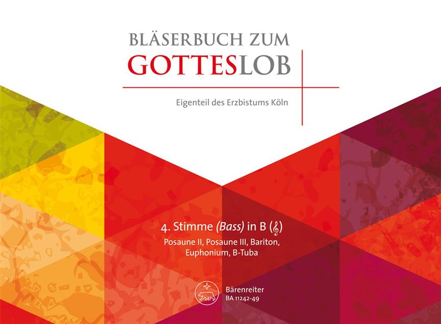 Bläserbuch zum Gotteslob : Eigenteil des Erzbistums Köln