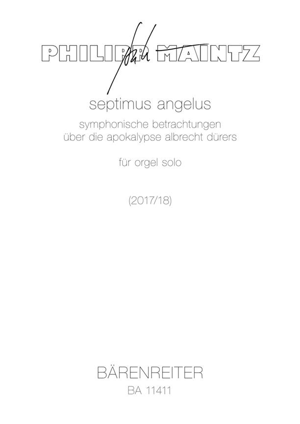 Septimus Angelus : Symphonic observations about Albrecht Dürer's Apocalypse