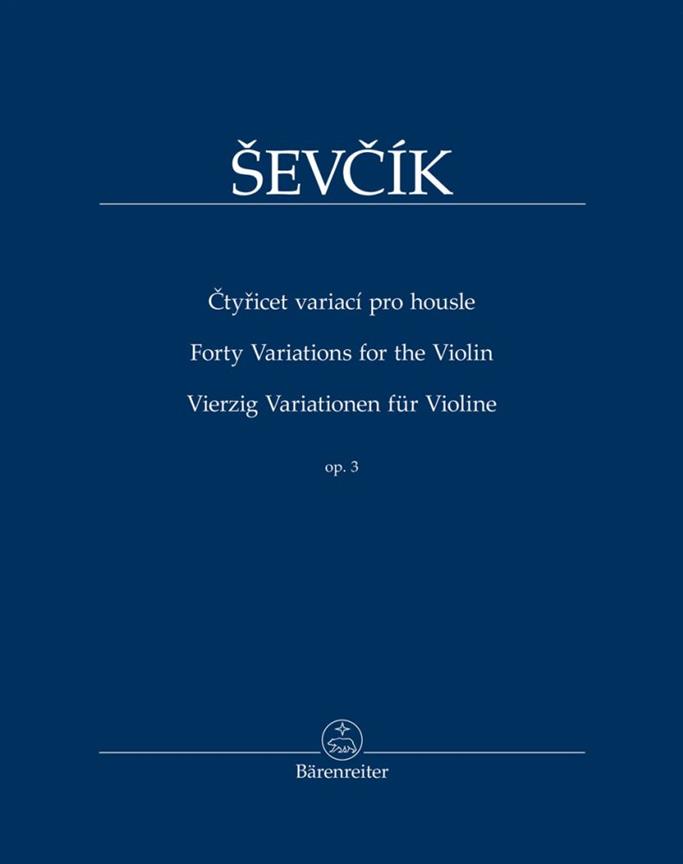 Vierzig Variationen Für Violine Op. 3