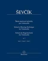 School of Bowing Technique for Violoncello op. 2/3 : Book 3