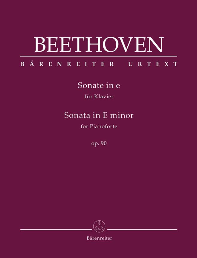 Sonata In E Minor Op. 90