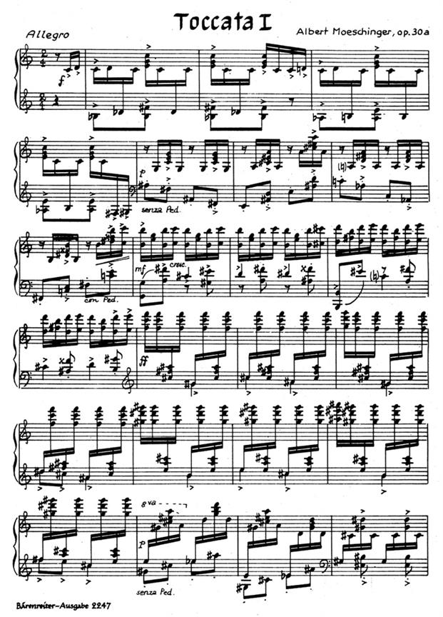 Toccata - Moeschinger, Albert