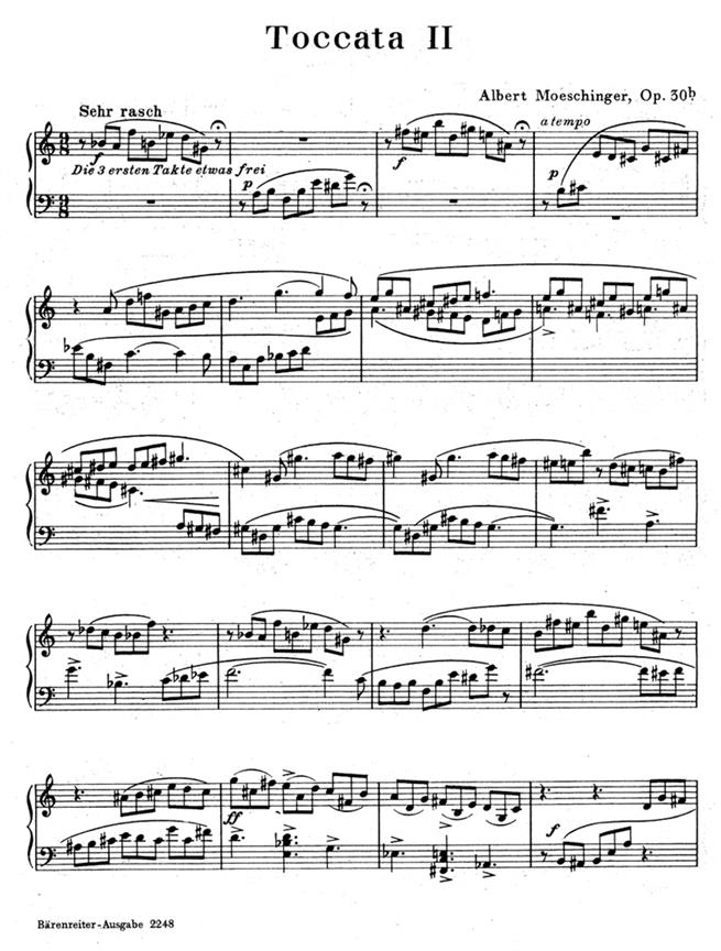 Toccata - Moeschinger, Albert