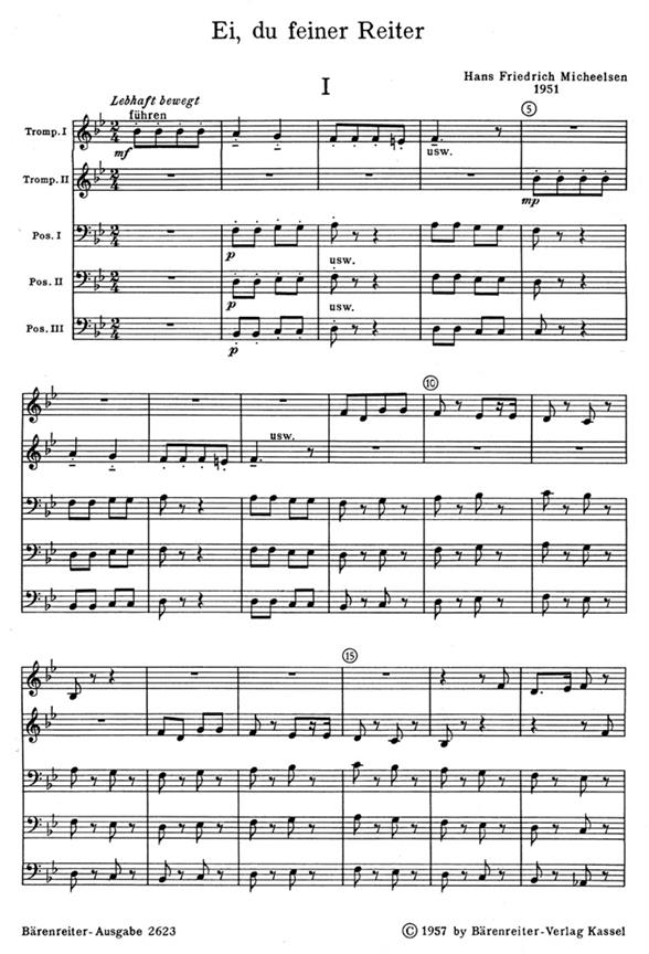 Ei, du feiner Reiter - Micheelsen, Hans Friedrich