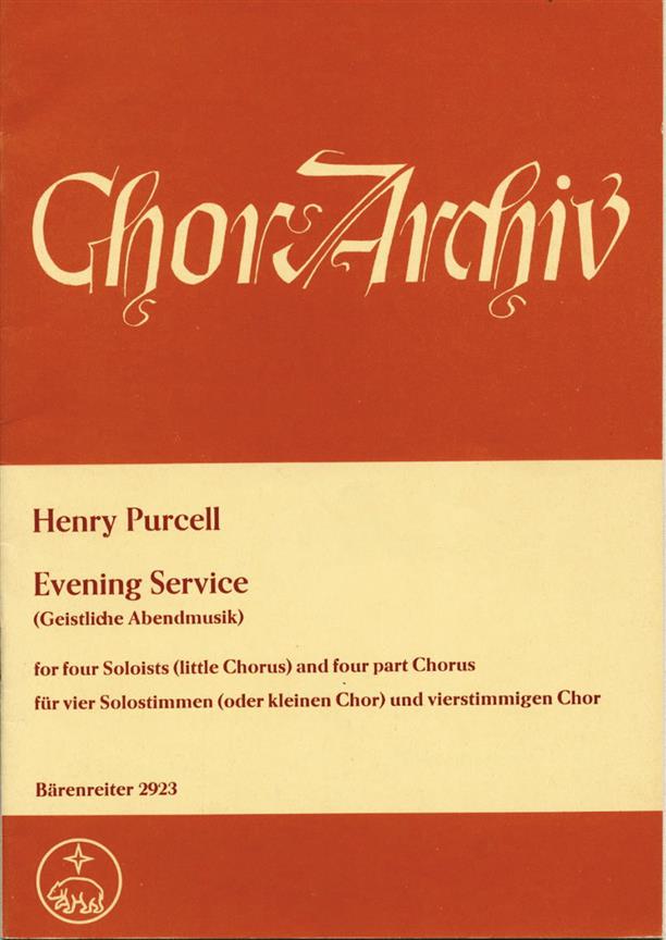 Evening Service : Magnificat and Nunc dimittis