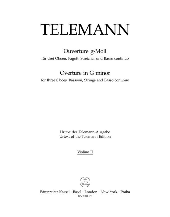 Ouverture - Telemann, Georg Philipp