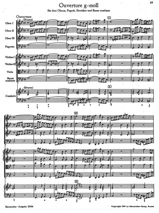 Ouverture - Telemann, Georg Philipp