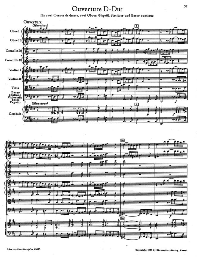 Ouverture - Telemann, Georg Philipp