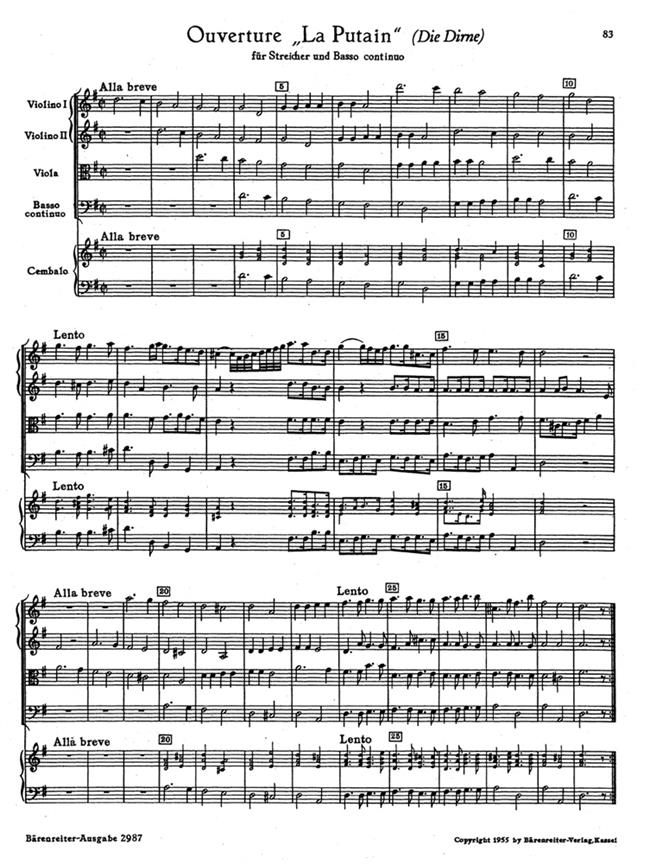 Overture - Telemann, Georg Philipp