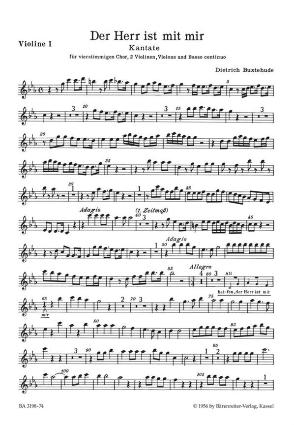 Der Herr ist mit mir - Buxtehude, Dietrich
