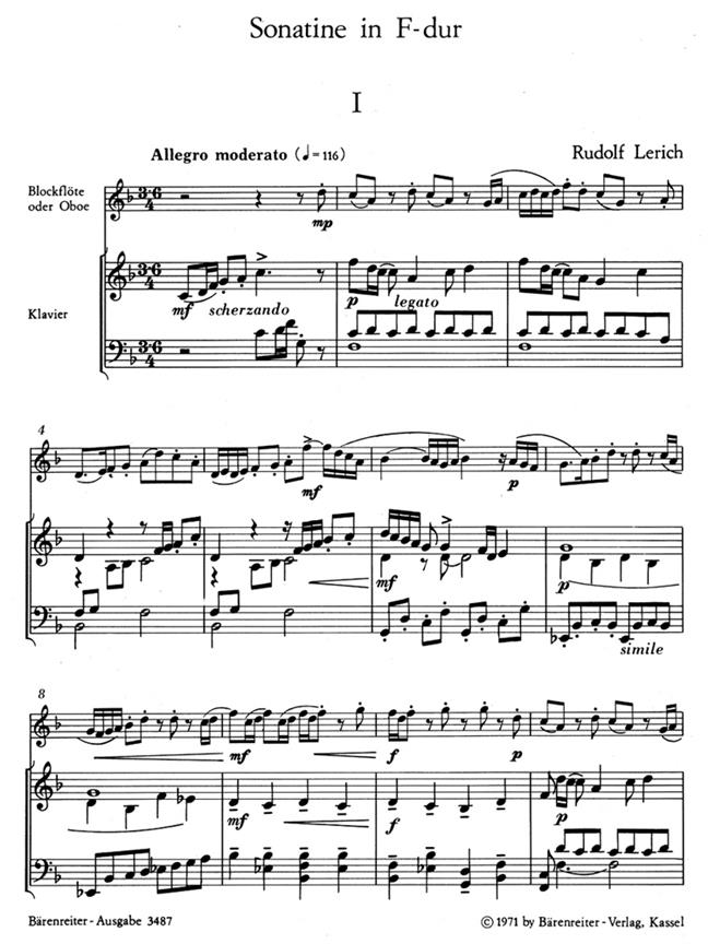 Sonatine - Lerich, Rudolf