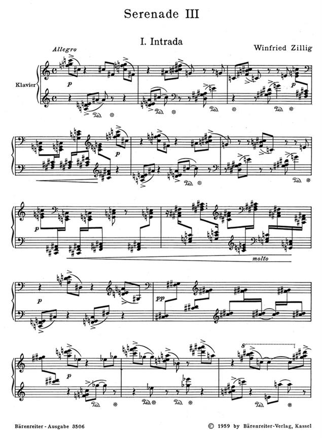 Serenade - Zillig, Winfried