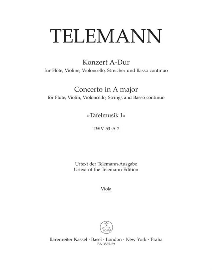 Concerto - Telemann, Georg Philipp