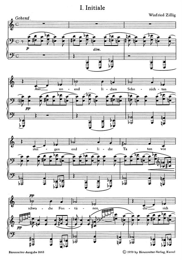 Lieder des Herbstes - Zillig, Winfried