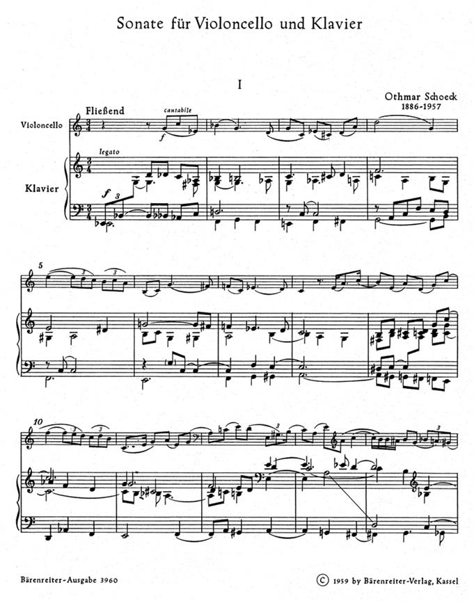 Sonata - Schoeck, Othmar