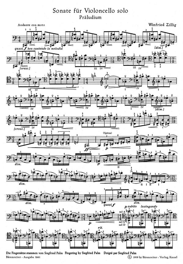 Sonata - Zillig, Winfried