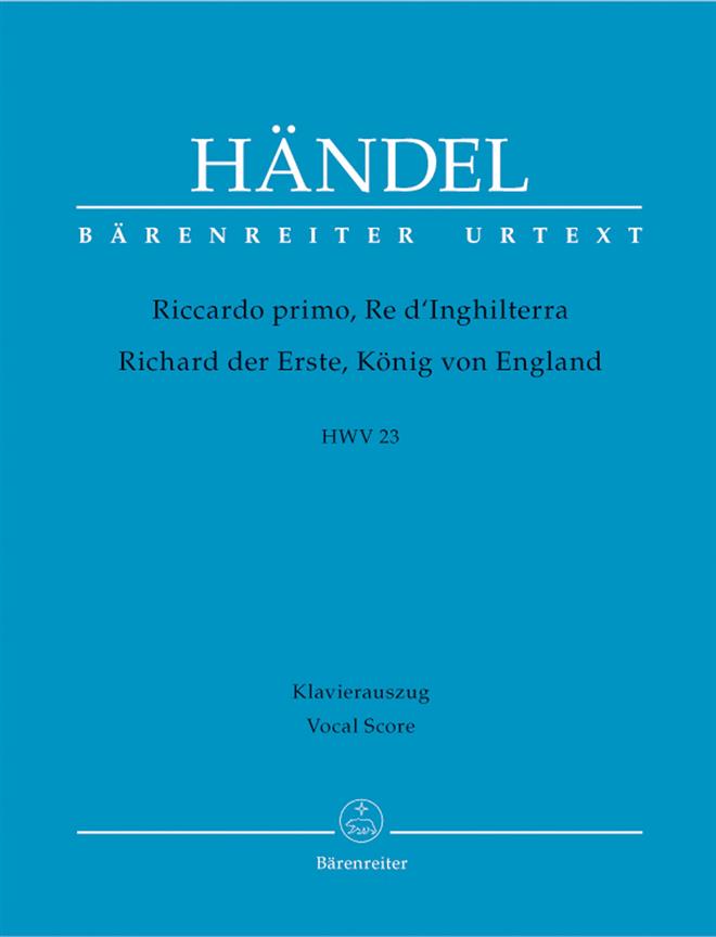 Riccardo Primo, Re D'Inghilterra HWV 23