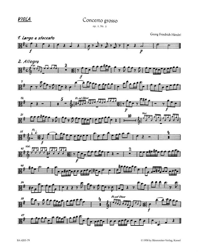 Concerto grosso - Händel, Georg Friedrich