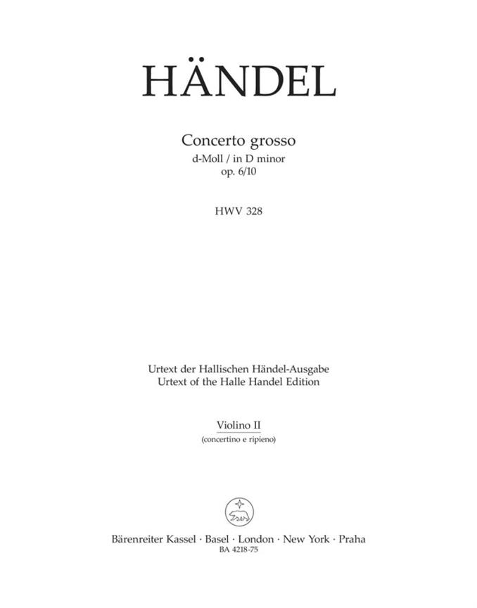 Concerto grosso - Händel, Georg Friedrich