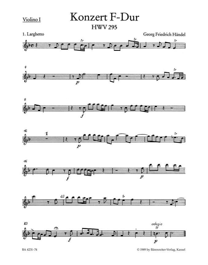 Concerto - Händel, Georg Friedrich