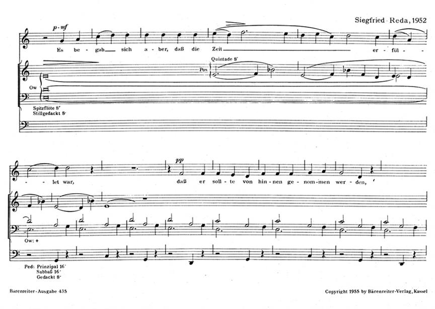 Evangelienmusik nach Lukas 9 - Reda, Siegfried
