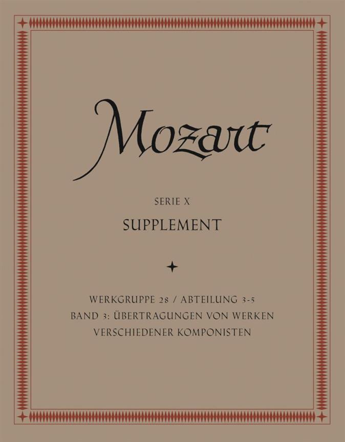 Assignments of Works of various Composers : Supplement