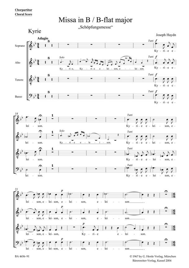 Missa : Creation Mass