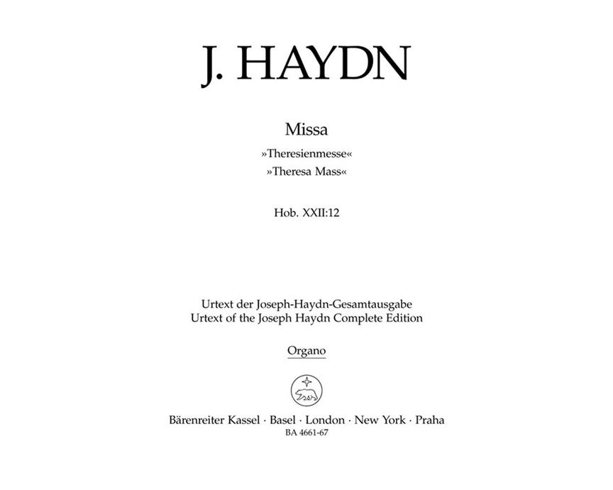 Missa - Haydn, Joseph