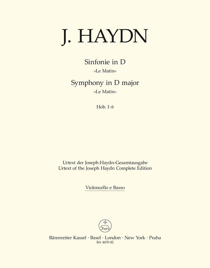 Symphony Hob. I:6 : Le Matin