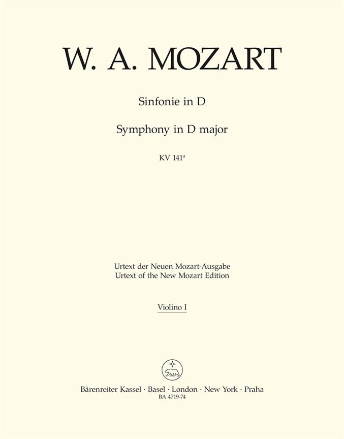 Symphony : Overture to K. 126 Il sogno di Scipione