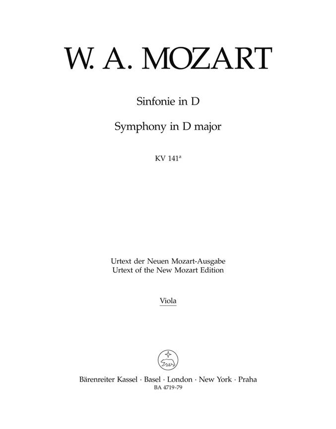 Symphony : Overture to K. 126 Il sogno di Scipione
