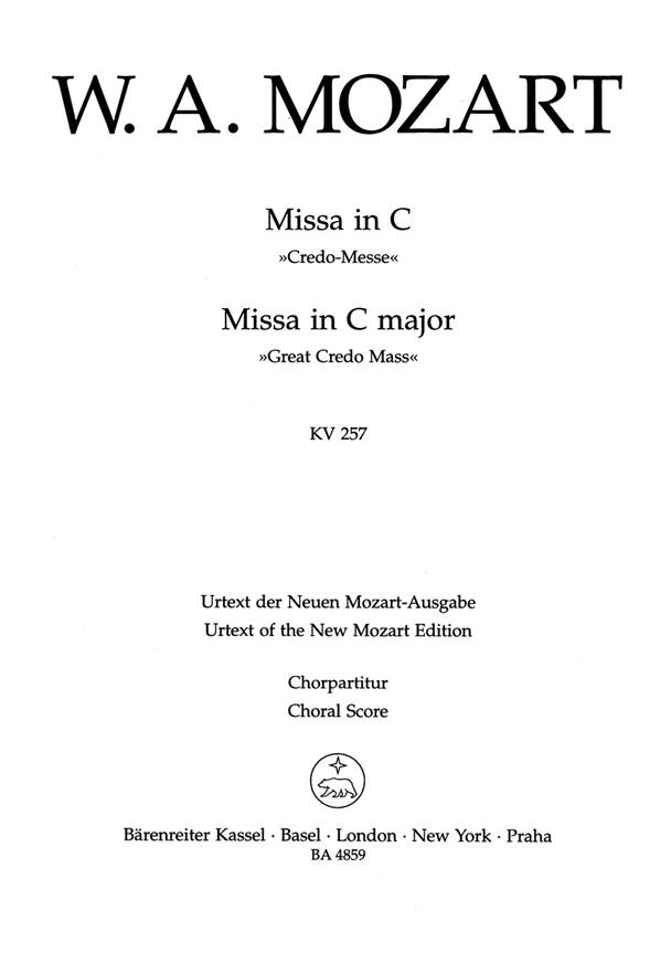Missa : Great Credo Mass