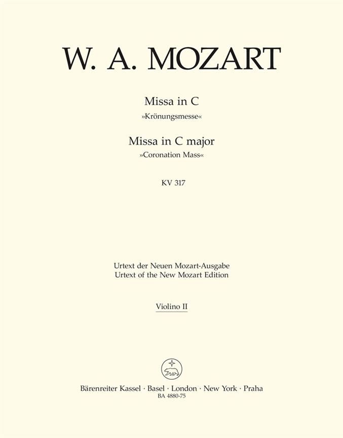 Missa in C major KV 317 "Coronation Mass"