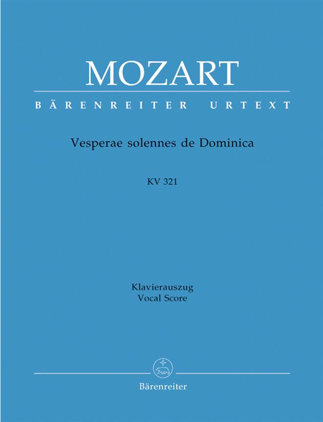 Vesperae Solennes De Dominica K.321