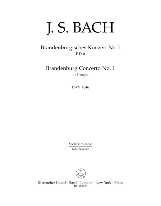 Brandenburg Concerto - Bach, Johann Sebastian