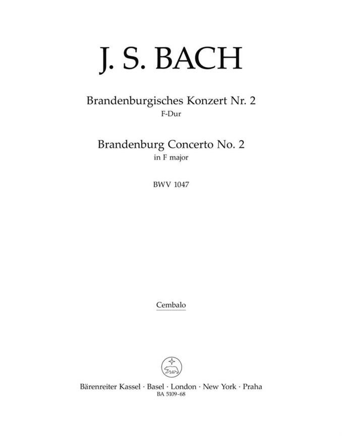 Brandenburg Concerto No. 2 - Bach, Johann Sebastian