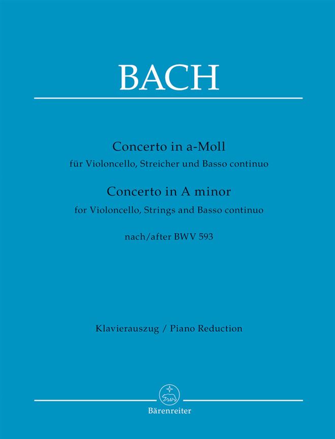 Concerto For Violoncello String And BC A Minor