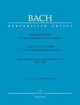 Concerto For Violin, Strings and BC G minor : Reconstructed from BWV 1056