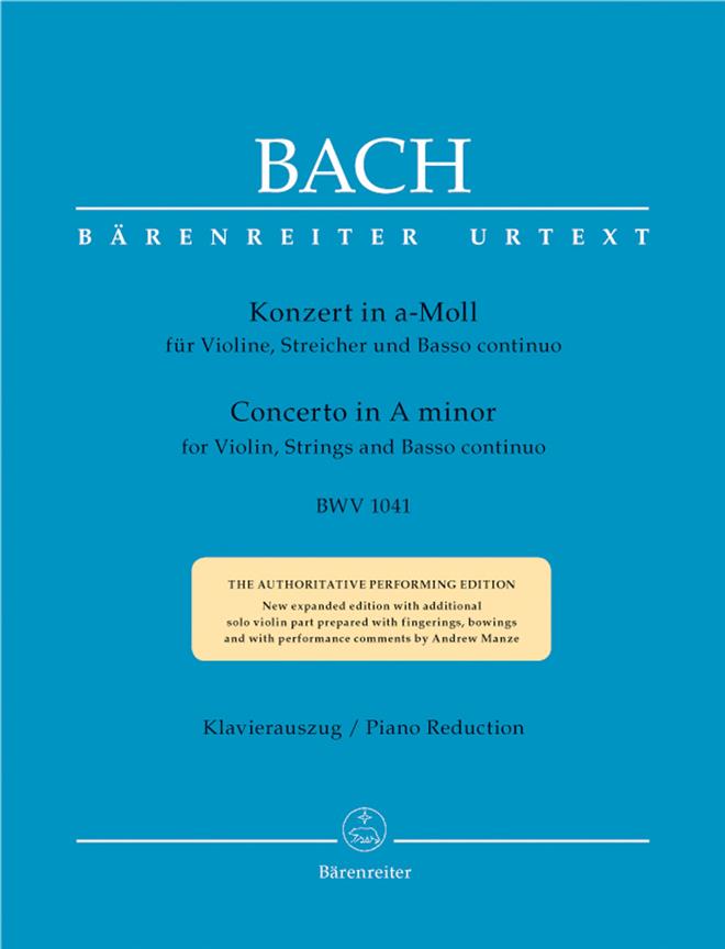 Violin Concerto In A Minor BWV 1041