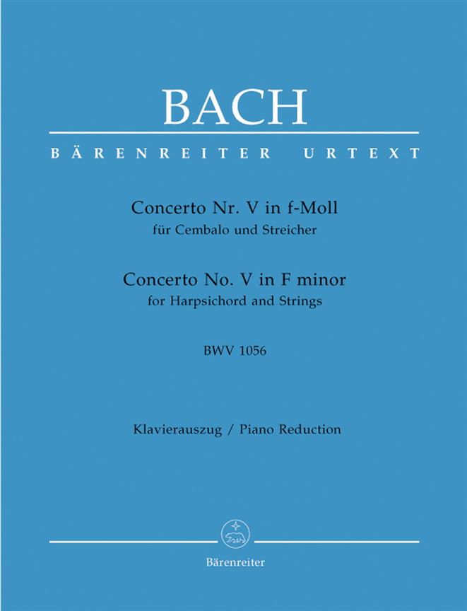 Concerto For Harpsichord No.5 In F Minor : for Harpsichord and Strings