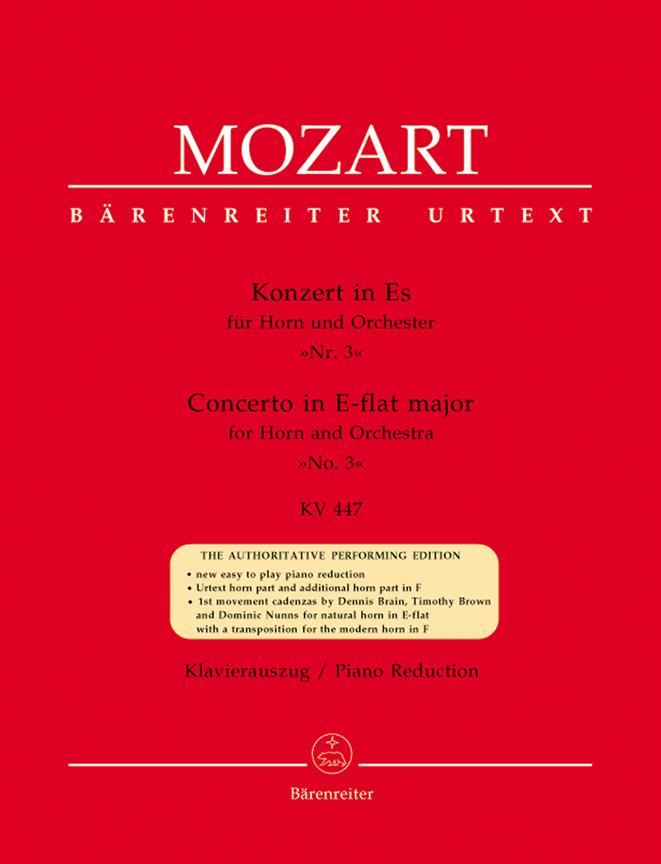 Horn Concerto in E-flat major No. 3 : KV 447