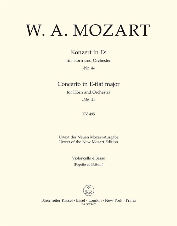 Horn Concerto in E-flat major No. 4 : KV 495