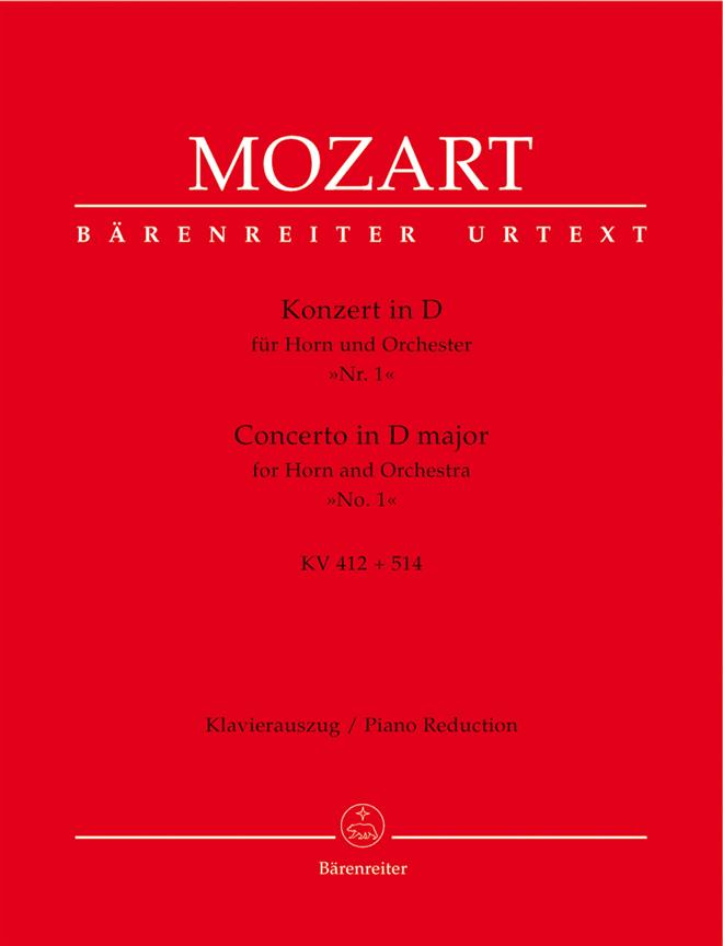 Concerto in D major for Horn and Orchestra No. 1 : KV 412 + 514 (386b)