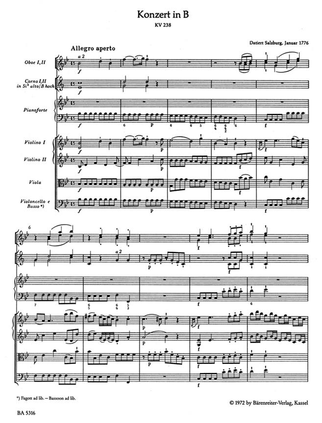 Concerto - Mozart, Wolfgang Amadeus