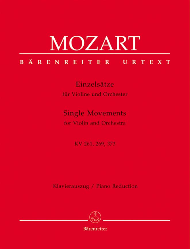Single Movements for Violin and Orchestra