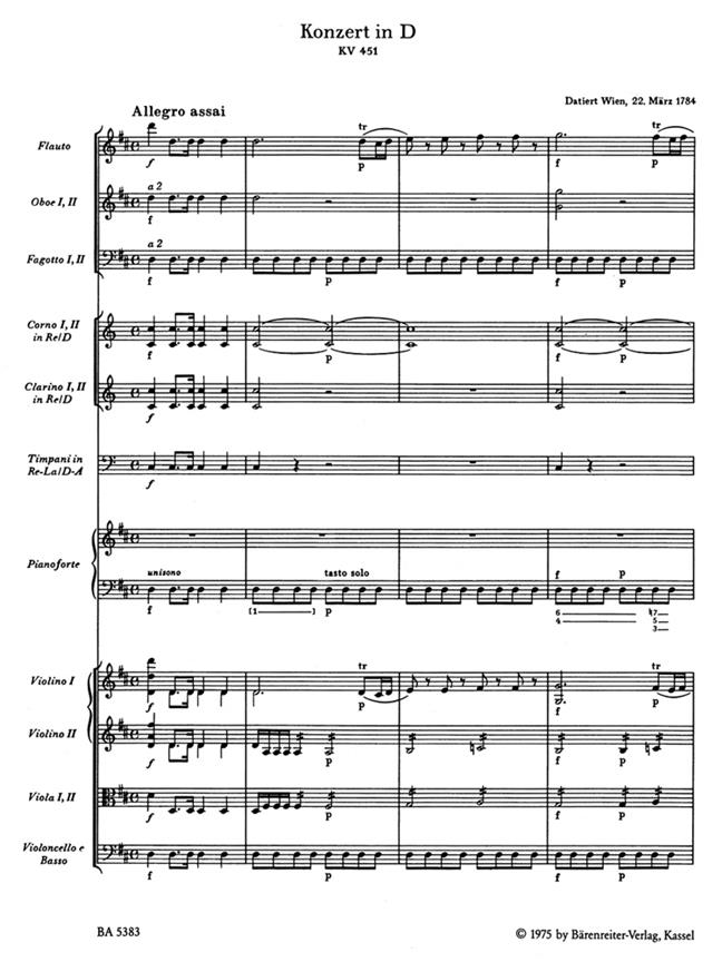 Concerto - Mozart, Wolfgang Amadeus