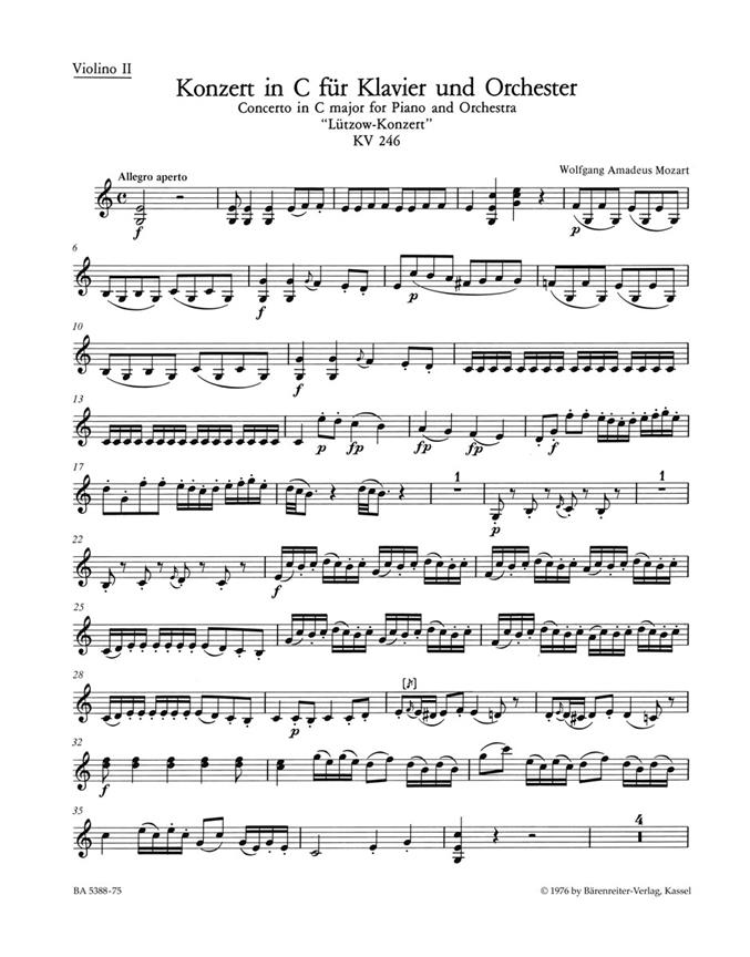 Concerto : Lützow Concerto