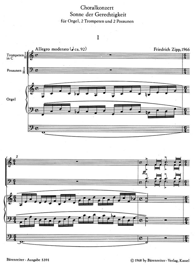 Sonne der Gerechtigkeit - Zipp, Friedrich