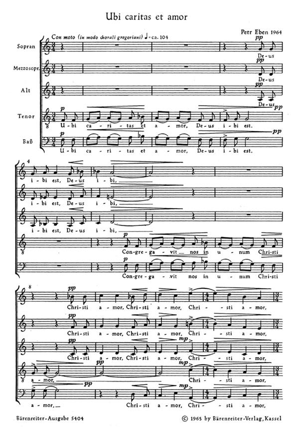 Ubi caritas et amor : Antiphon for the Washing of the Feet on Holy Thursday